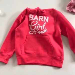 International harvester barn girl hoodie 2t